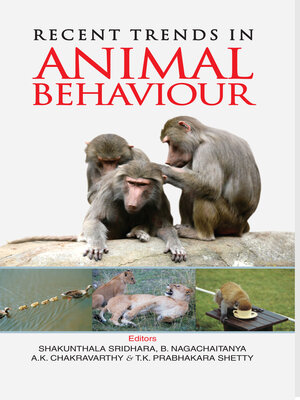 cover image of Recent Trends in Animal Behaviour